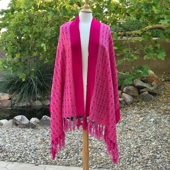 Mexican Rebozo - Artisan Wrap - Woven Shawl - Picture 4 of 4